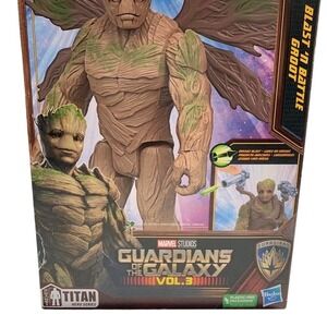 Marvel Guardians of the‎ Galaxy Vol. 3 Blast N Battle Groot Action Figure